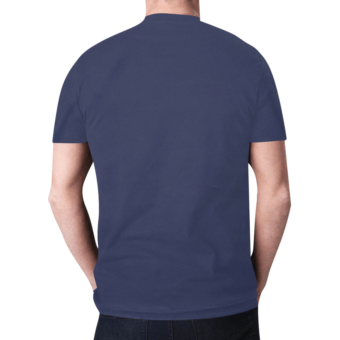 Amigos para siempre AZUL New All Over Print T-shirt for Men (Model T45)