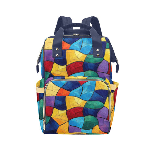 Mochila multicolor Bolsa para pañales multifunción (modelo 1688)