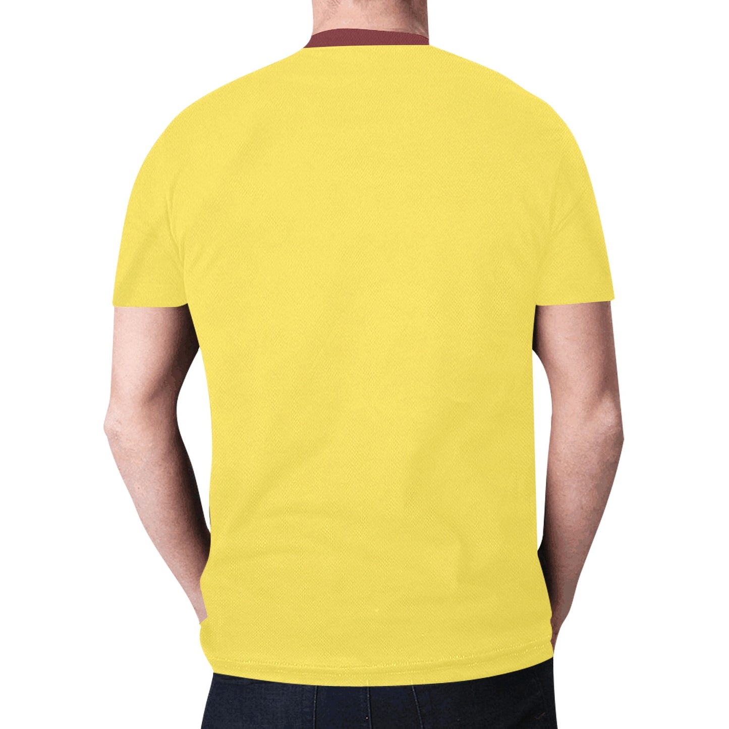 For the burguer AMARILLA New All Over Print T-shirt for Men (Model T45)