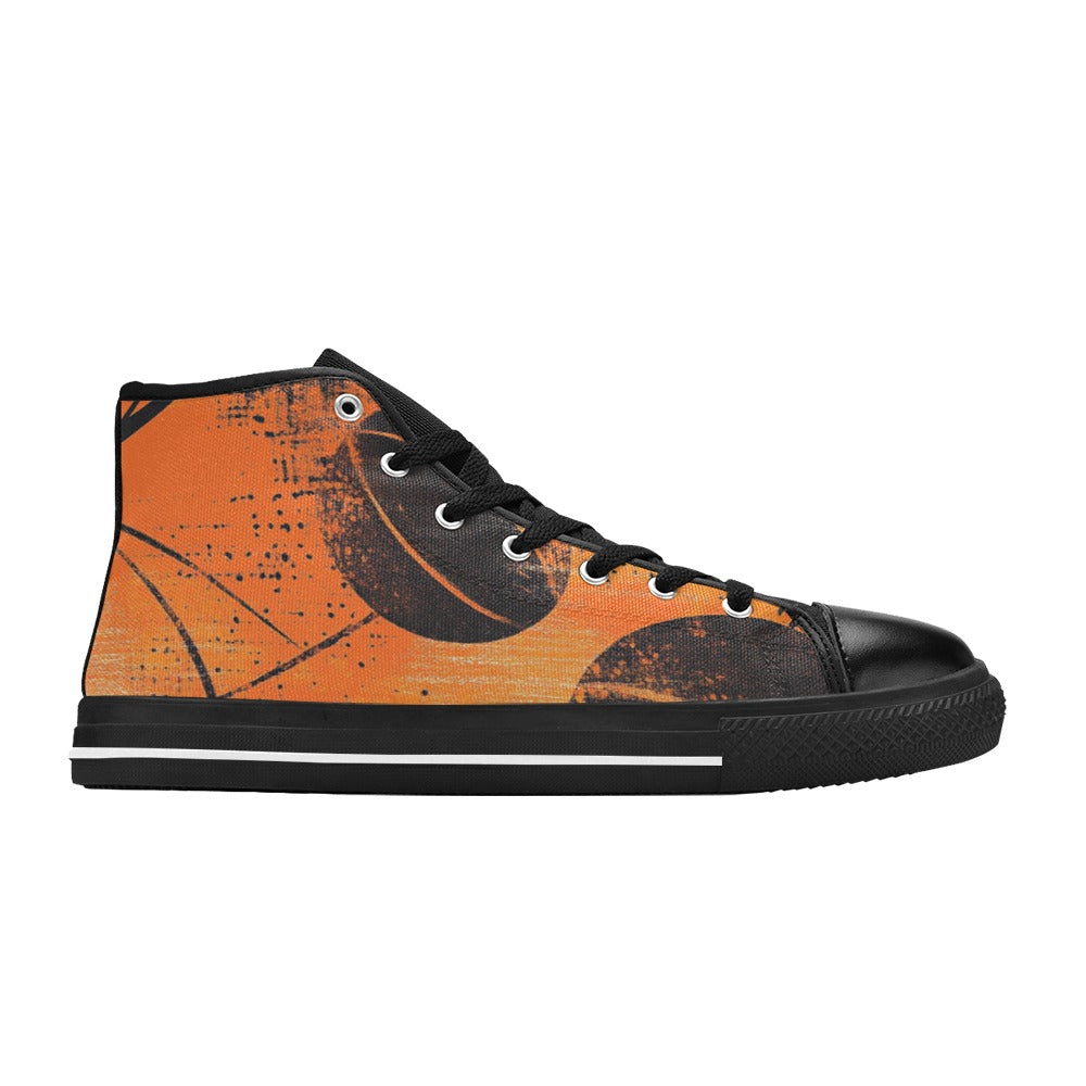 Lonas Basket Zapatos de lona de caña alta para hombre - 4 lados (modelo 017)