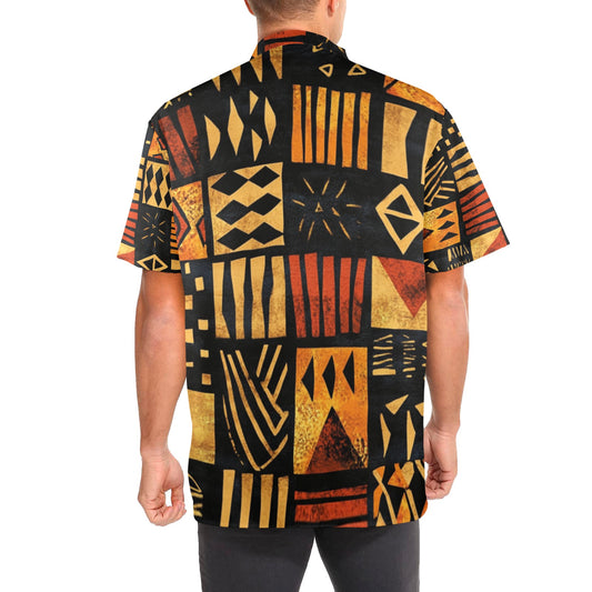 Camisa “Tribal Sunset” – Energía Africana