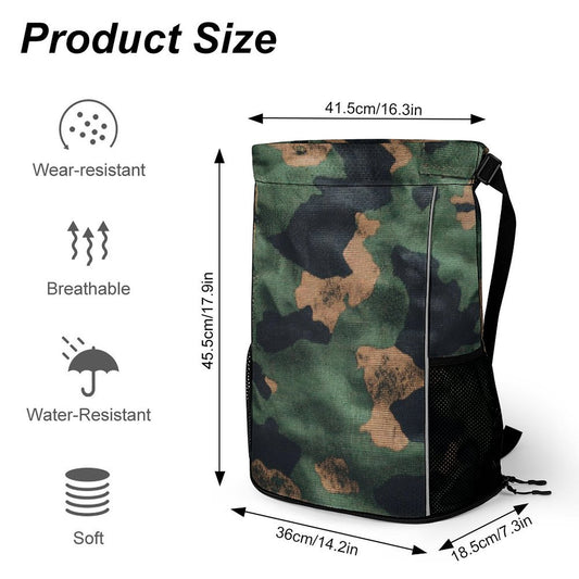 Mochila “Jungle Vibes” – Camuflaje con estilo para almas inquietas y exploradoras