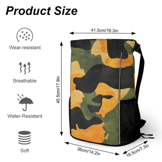 Mochila “Wild Camo” – Estilo camuflaje para los que no se camuflan