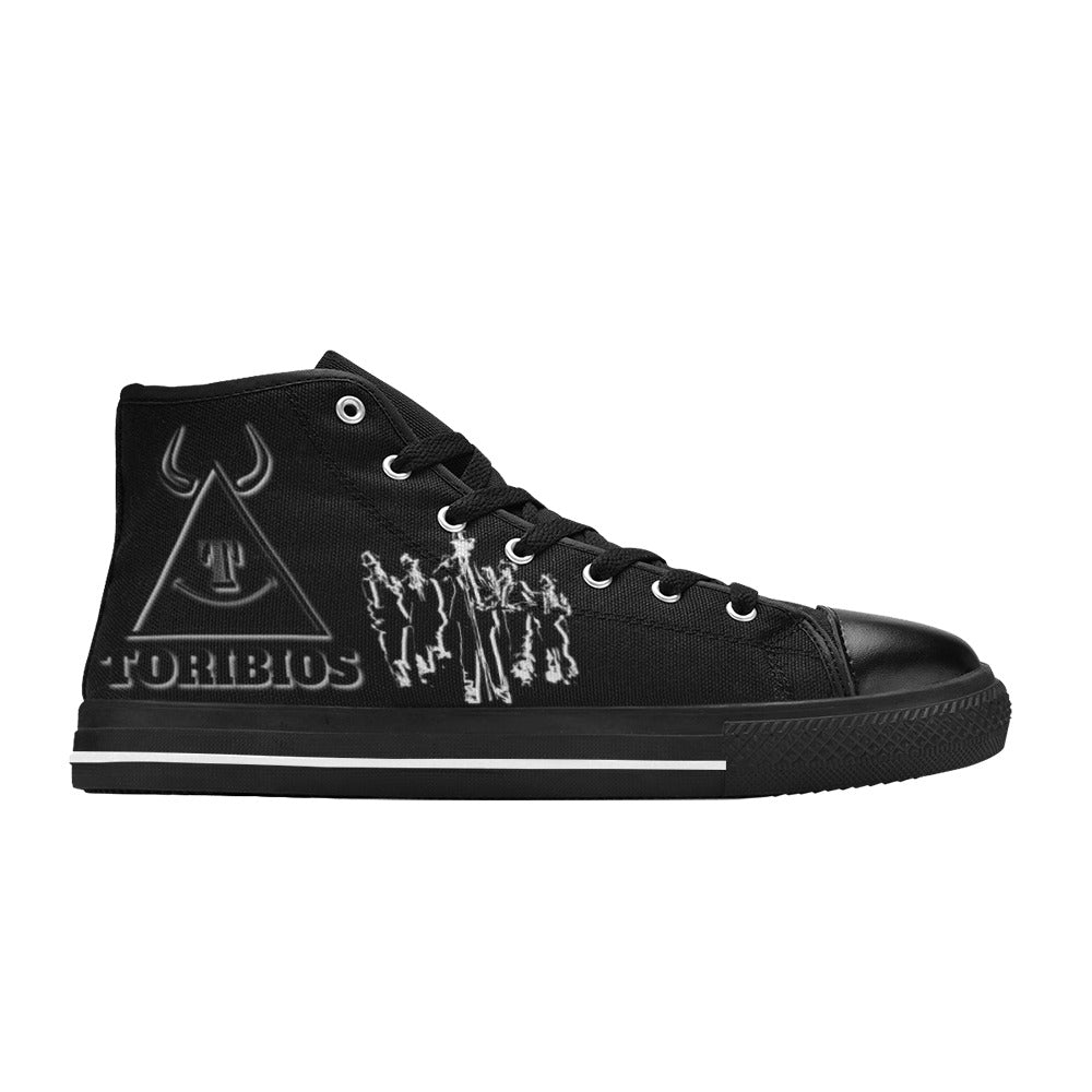 Lonas Toribios come together Zapatos de lona de caña alta para hombre