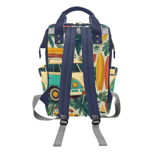 Mochila “Surf Trip” – Aventuras sobre ruedas y olas