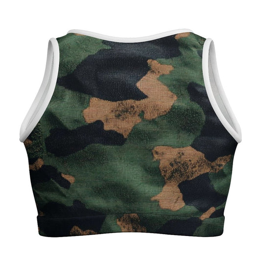 Sujetador deportivo con estampado integral