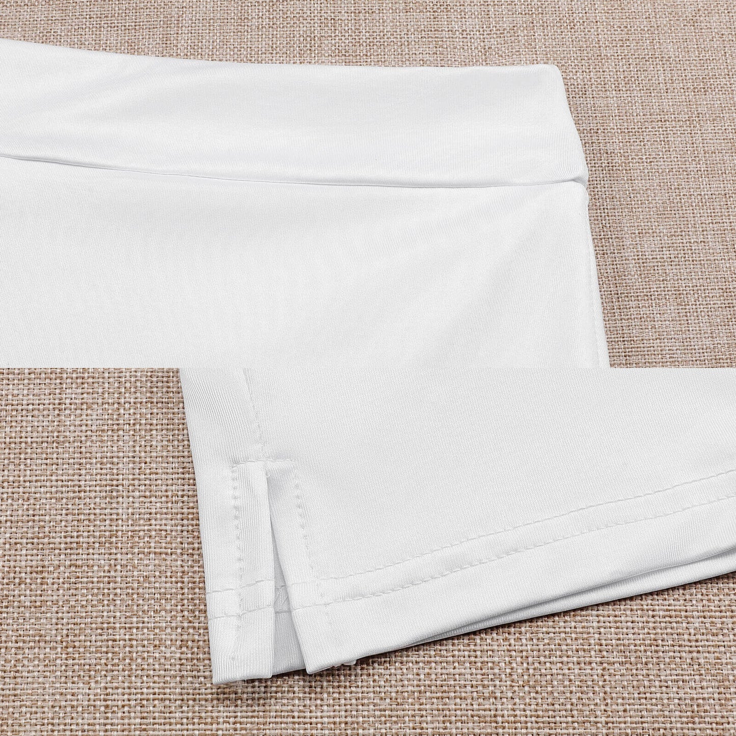 Falda pantalón anti-vaciado de corte A con bolsillo
