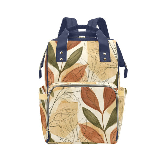 Mochila de Viaje Estampado Hojas y Naturaleza Botánica