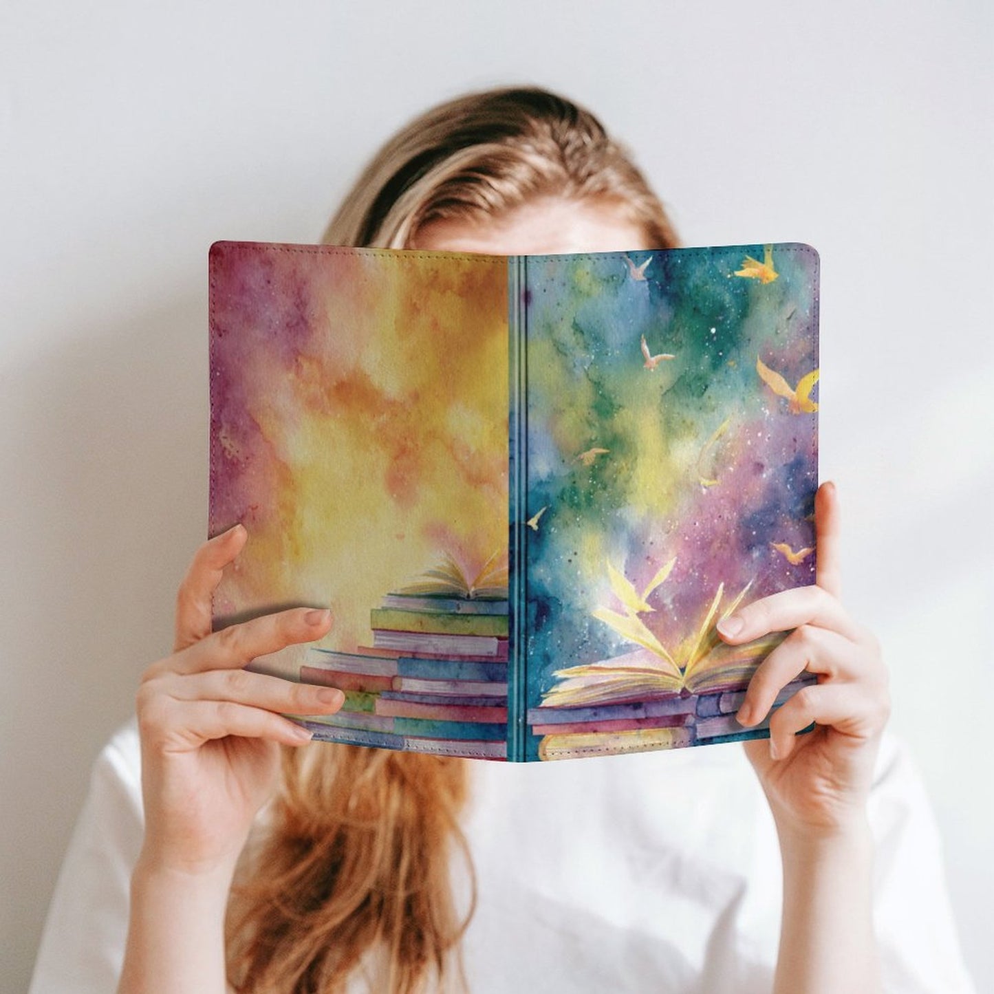 Cubierta de cuaderno personalizado Lecturas (A5)