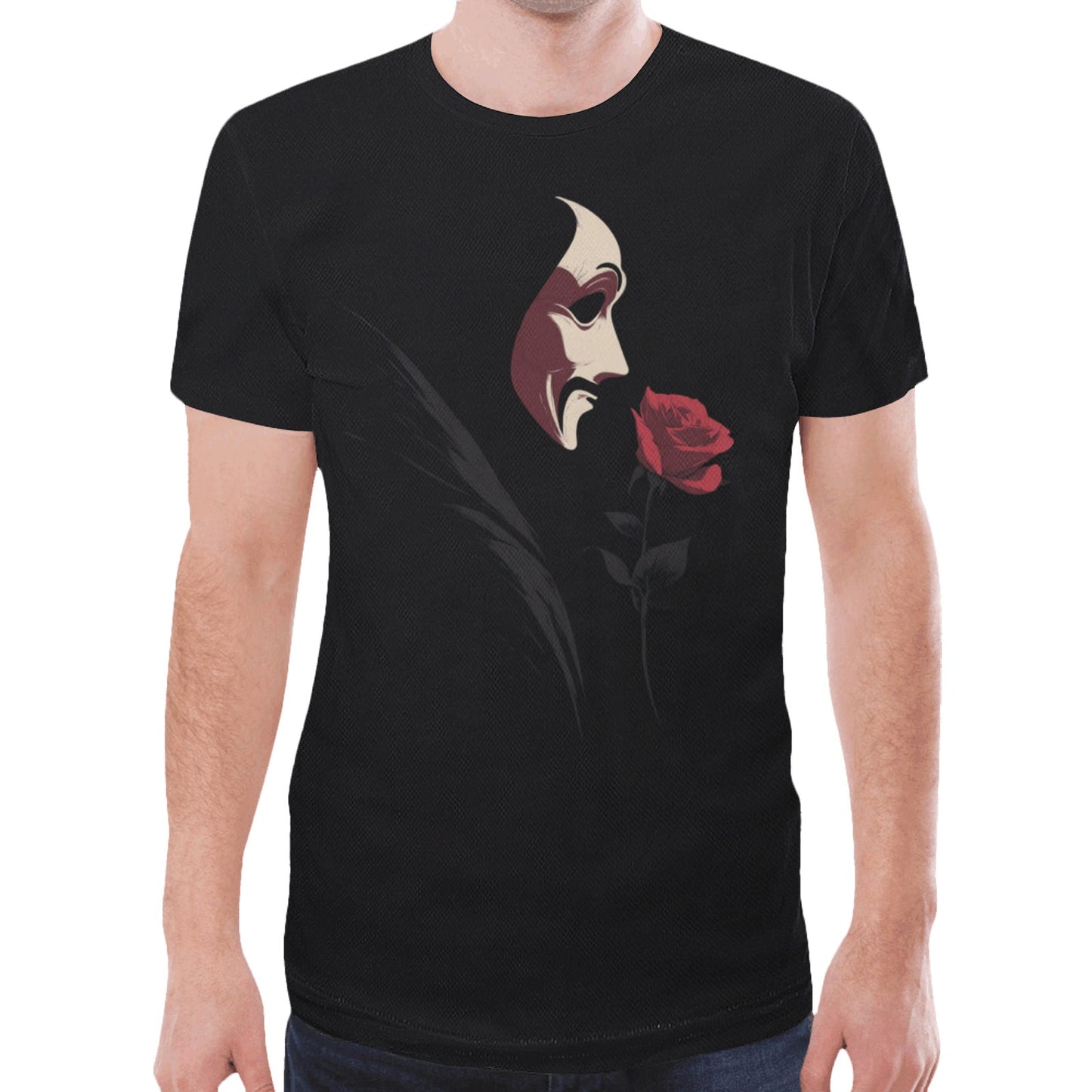 Camiseta Fantasma de la Ópera NEGRA