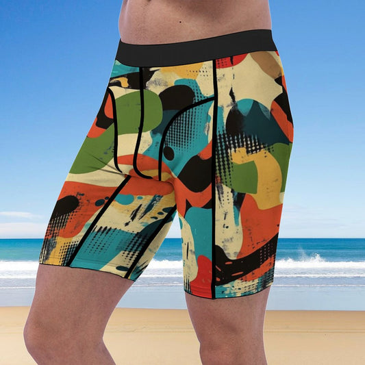 Pantalones cortos de compresión para hombre. Ropa interior deportiva para hombre