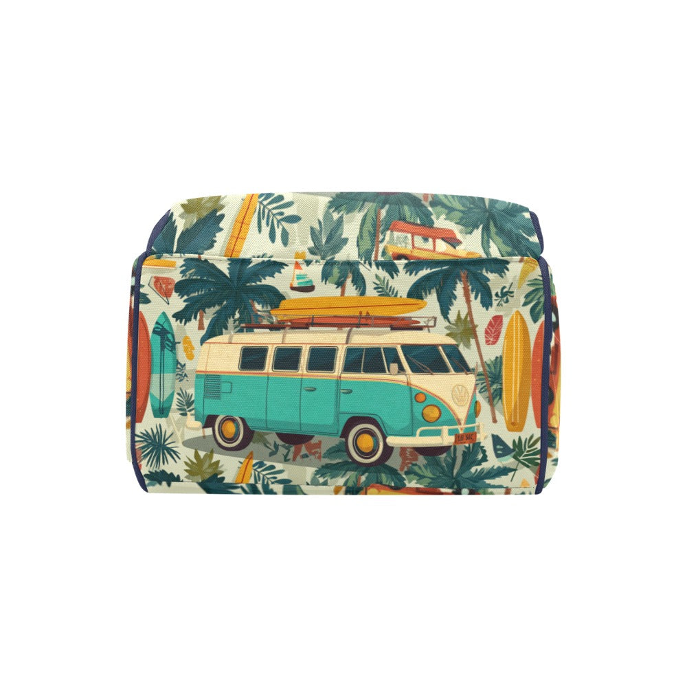 Mochila “Surf Trip” – Aventuras sobre ruedas y olas