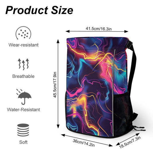 Mochila Deportiva “Electric Flow” – Estilo y energía en cada partida