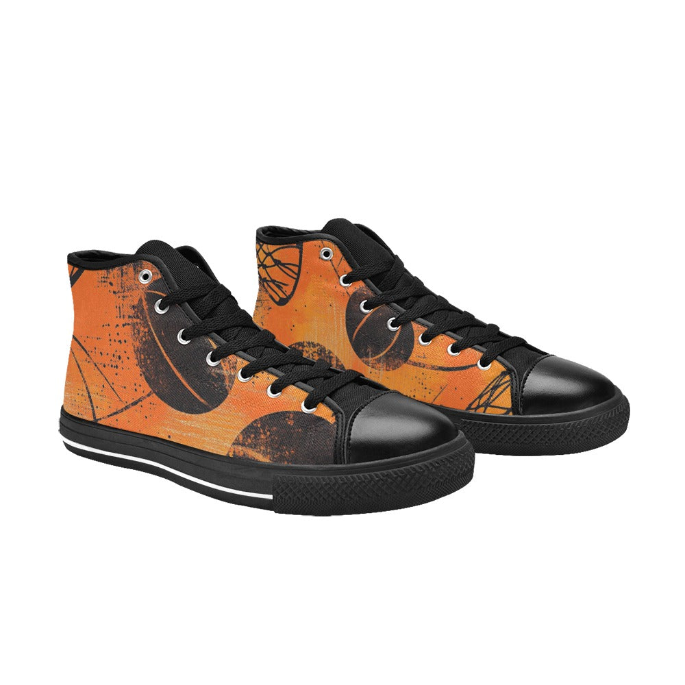 Lonas Basket Zapatos de lona de caña alta para hombre - 4 lados (modelo 017)