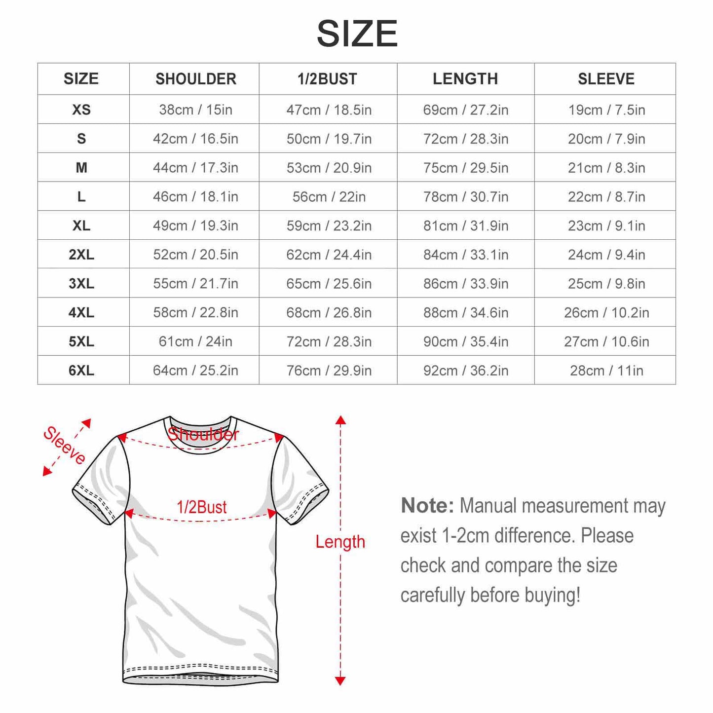 Camiseta con estampado completo