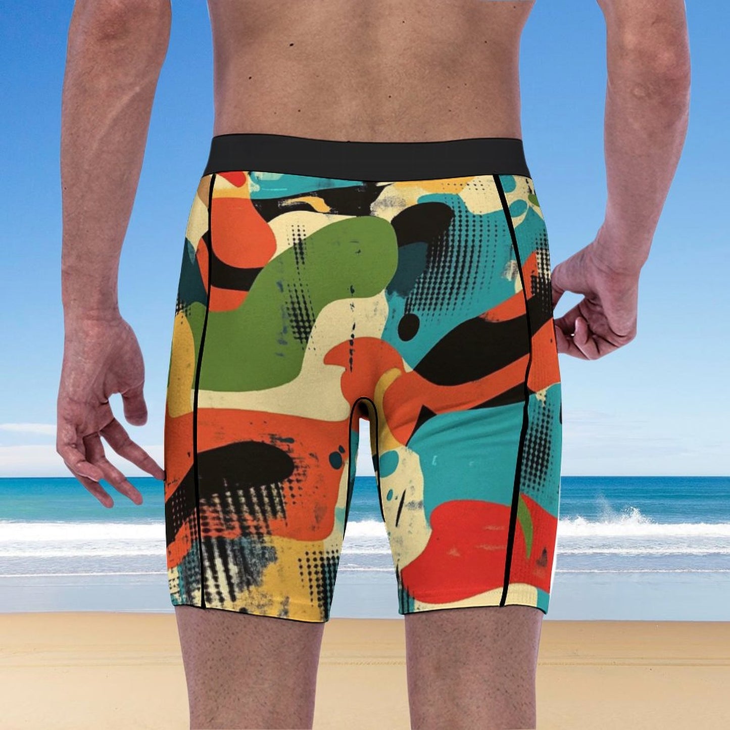 Pantalones cortos de compresión para hombre. Ropa interior deportiva para hombre