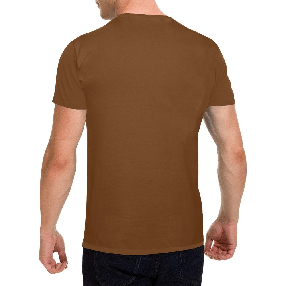 Que sabe naide Camiseta para hombre en talla estadounidense (solo impresión frontal)