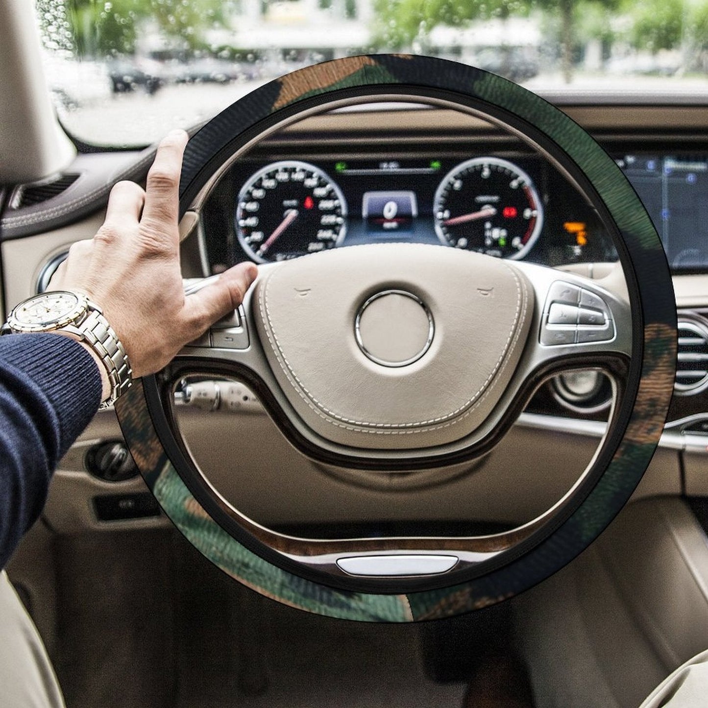 Funda para Volante Camuflaje Militar: Estilo Táctico