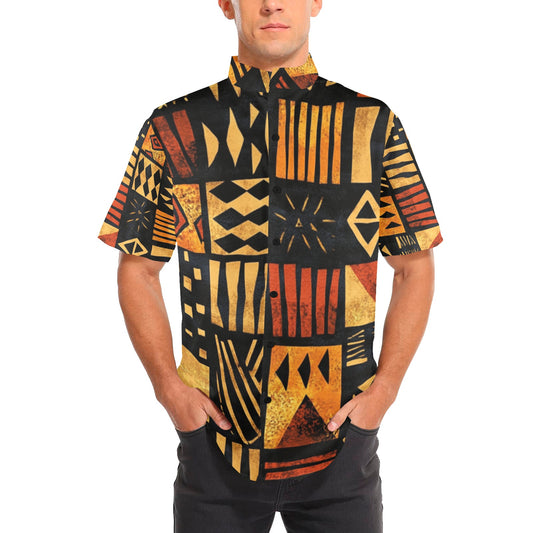 Camisa “Tribal Sunset” – Energía Africana