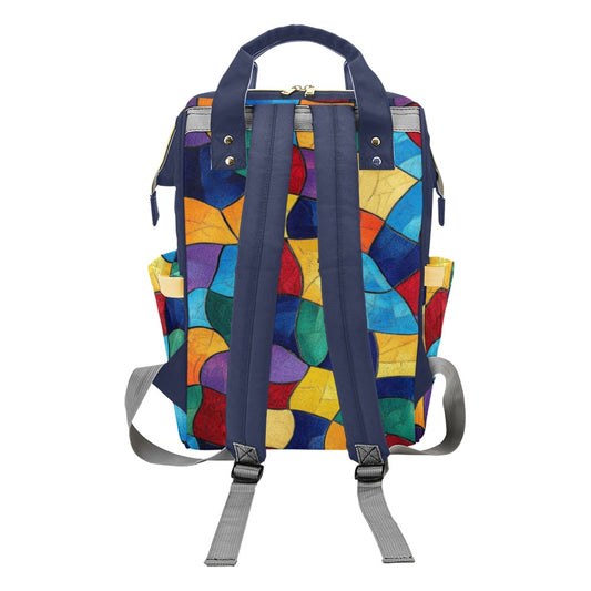 Mochila multicolor Bolsa para pañales multifunción (modelo 1688)