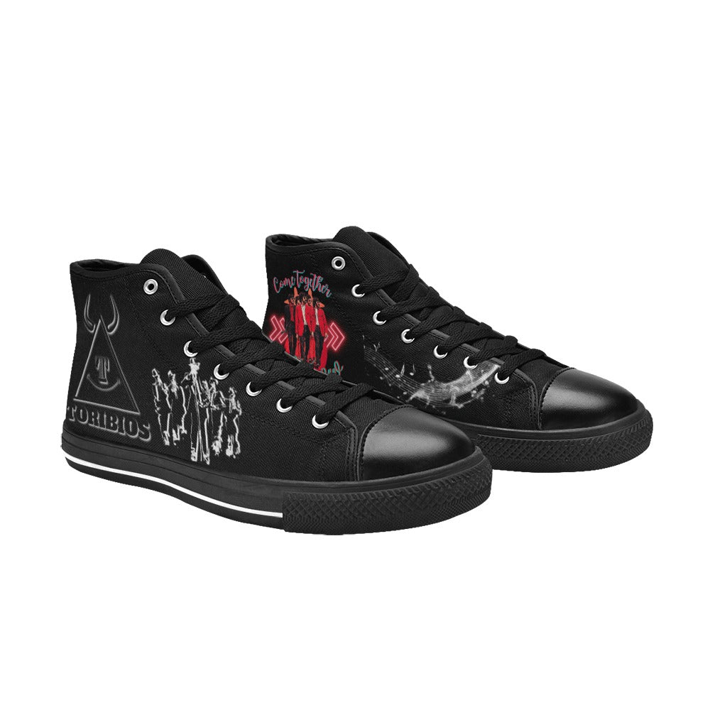 Lonas Toribios come together Zapatos de lona de caña alta para hombre