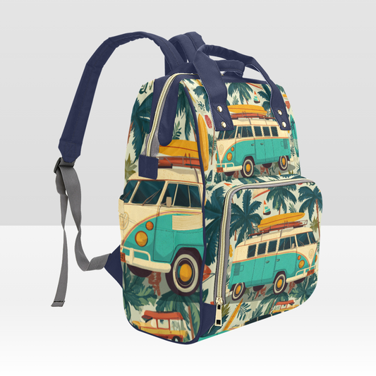 Mochila “Surf Trip” – Aventuras sobre ruedas y olas