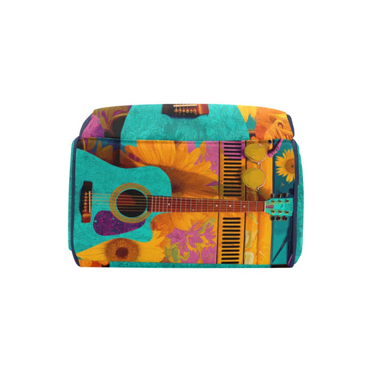 Mochila Retro “Vintage Roadtrip” – Diseño Colorido Inspirado en Viajes y Música