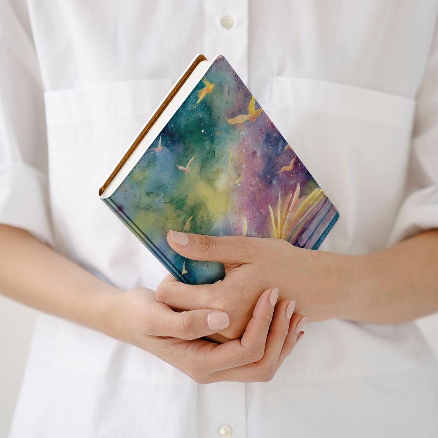 Cubierta de cuaderno personalizado Lecturas (A5)