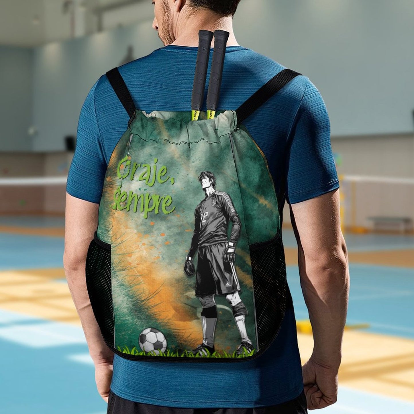 Mochila “Coraje, Siempre” | Pasión, reflejos y corazón de arquero