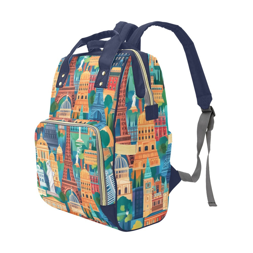 Mochila viajera Mochila/Bolsa para pañales multifunción
