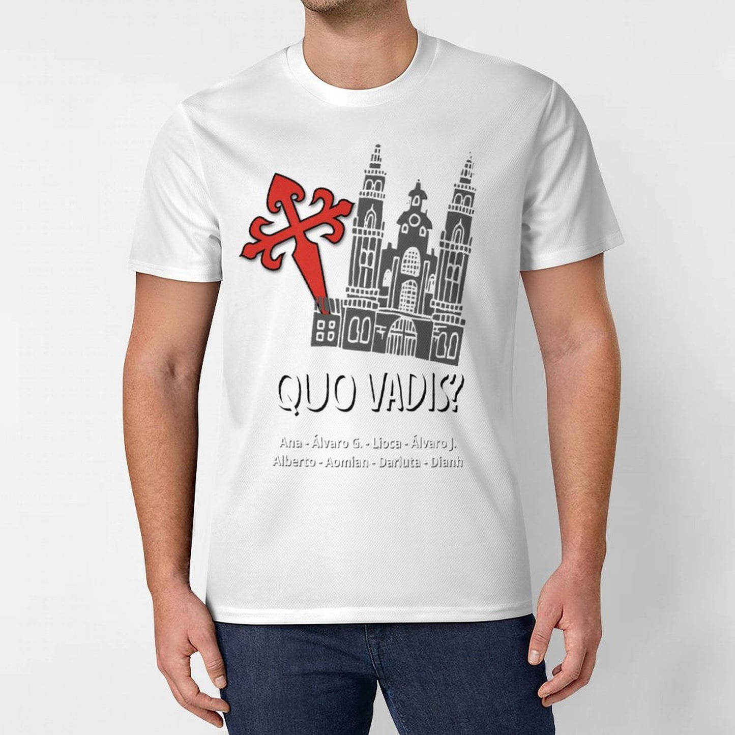 Camiseta con estampado completo