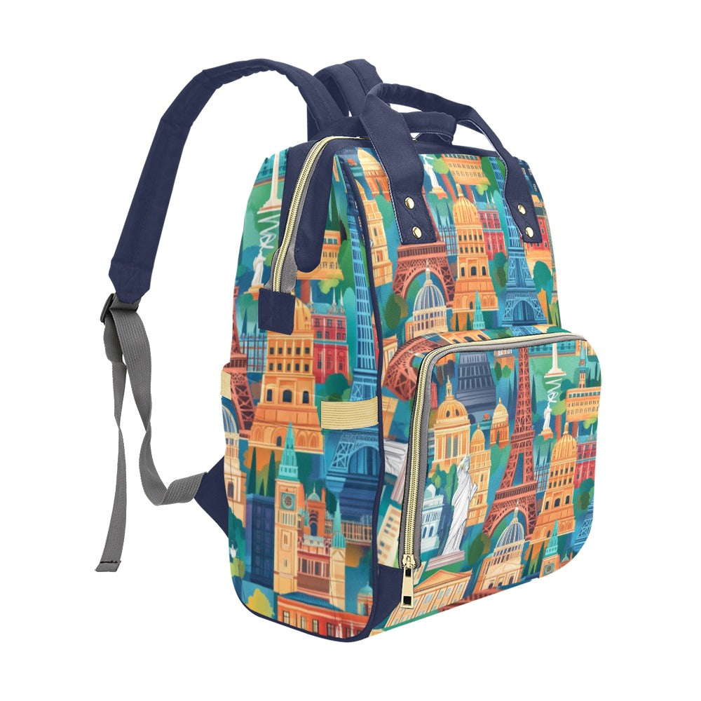 Mochila viajera Mochila/Bolsa para pañales multifunción