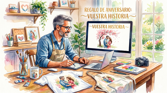 ¿Buscas un regalo personalizado original para aniversario? Empieza por vuestra historia.