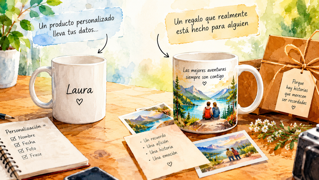 ¿Producto personalizado o regalo hecho para ti?