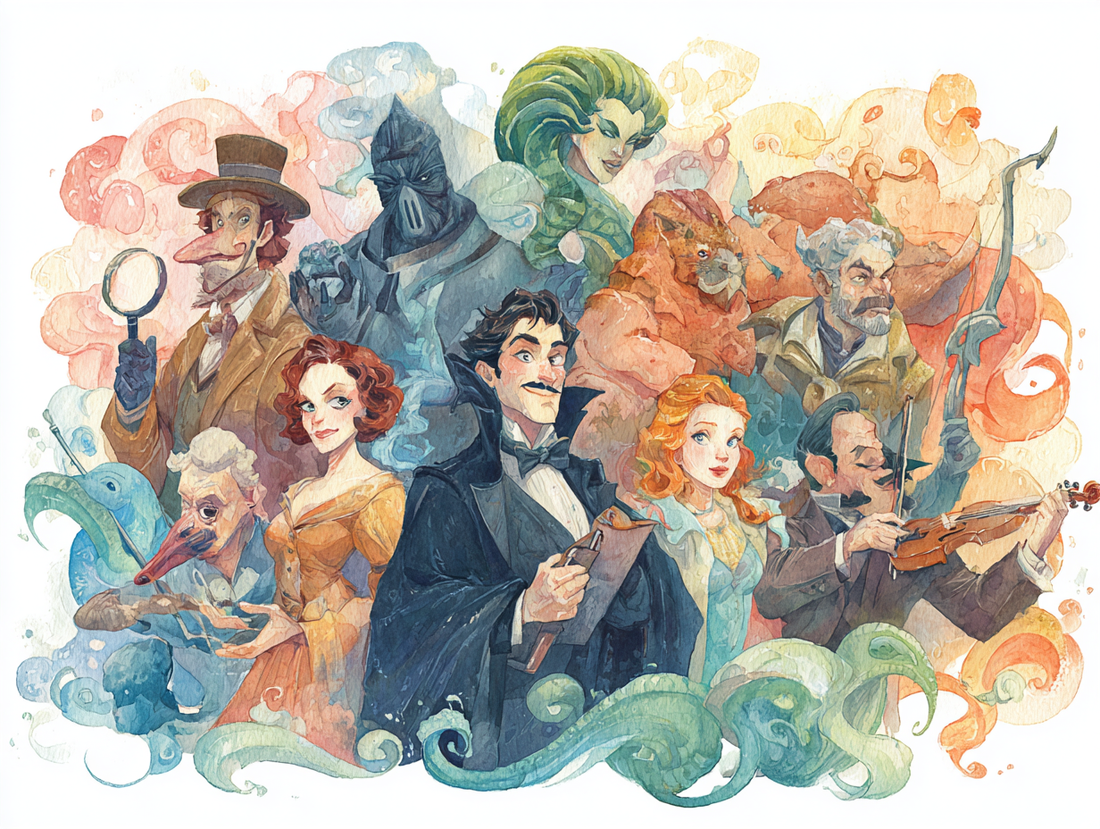 Colección de camisetas y sudaderas personalizadas de personajes literarios