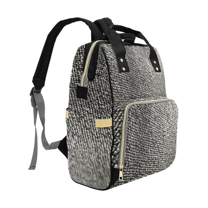 Mochila de Viaje Textura Tejida Efecto Rústico