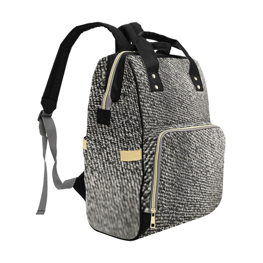 Mochila de Viaje Textura Tejida Efecto Rústico
