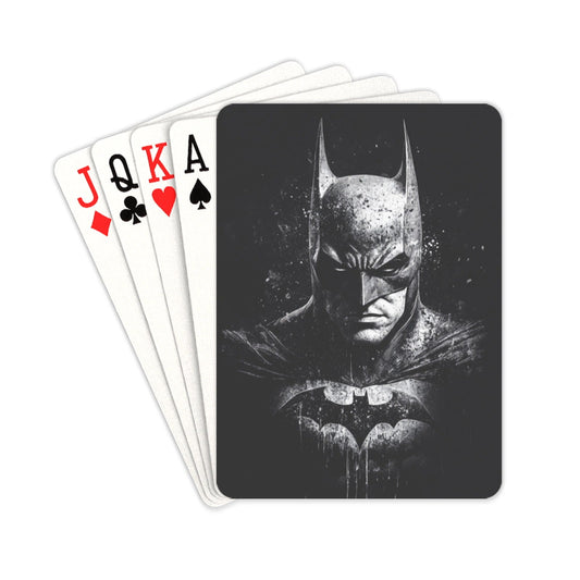 Baraja de Cartas Poker Hombre Murciélago: Estilo Intimidatorio