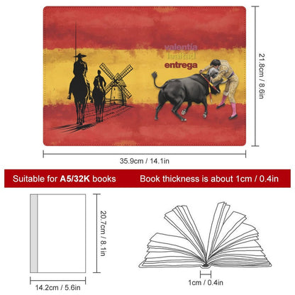 Cubierta de Cuaderno A5 Adrián de Torres "Valentía, Lealtad, Entrega"