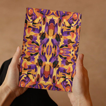 Cubierta de Cuaderno Personalizado "Fluidez Ámbar" | PU Premium A5