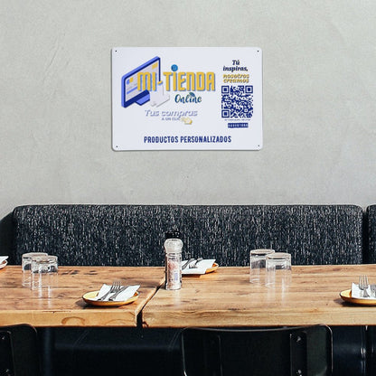 Cartel Metálico Personalizado de Aluminio para Exterior