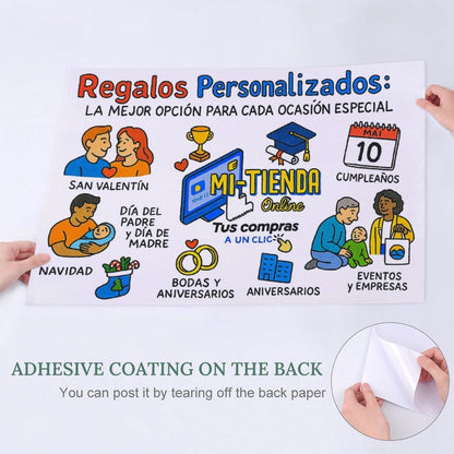 Póster Autoadhesivo Personalizado: Diseño a tu Gusto
