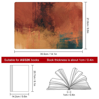 Cubierta de Cuaderno Personalizado "Atardecer Cálido" | PU Premium A5