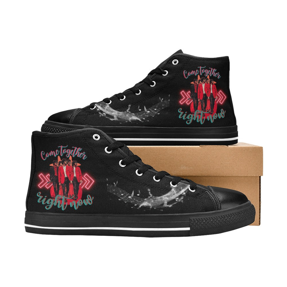 Lonas Toribios come together Zapatos de lona de caña alta para hombre
