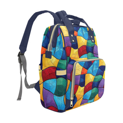 Mochila multicolor Bolsa para pañales multifunción (modelo 1688)