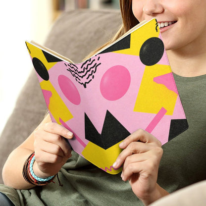 Cubierta de Cuaderno Personalizado "Geometría Ochentera" | PU Premium A5