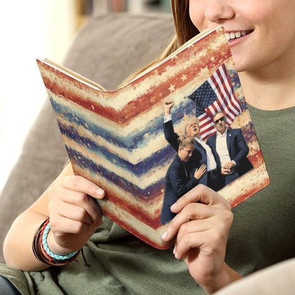 Cubierta de Cuaderno personalizado Trump Pensilvania 2024 – Edición Victory (A5)