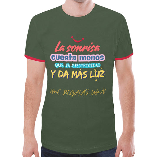 La sonrisa cuesta menos que la electricidad | Camiseta Original y Regalo Inspirador