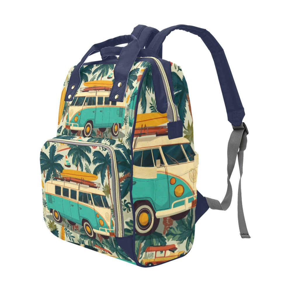 Mochila “Surf Trip” – Aventuras sobre ruedas y olas