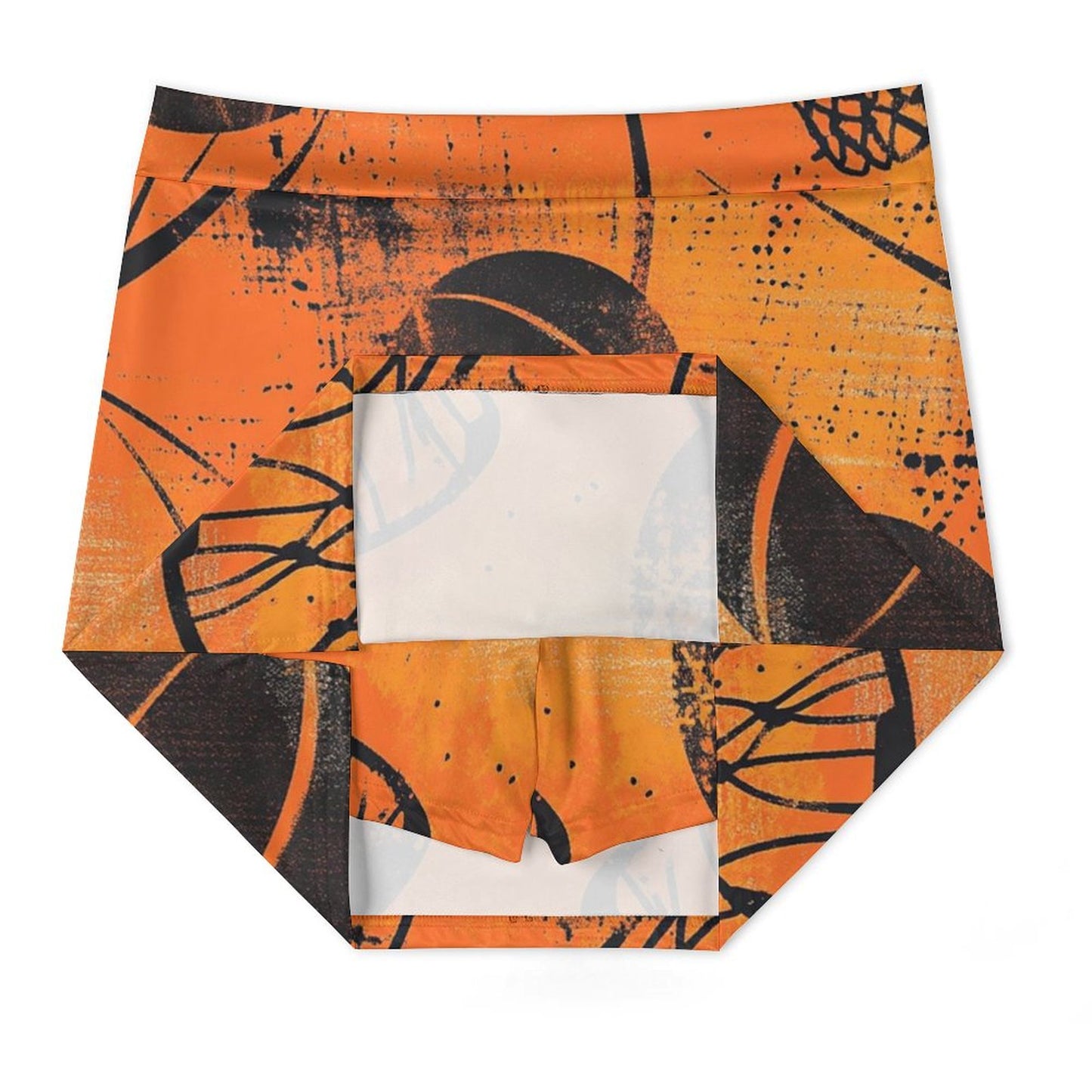 Falda Basket pantalón anti-vaciado de corte A con bolsillo